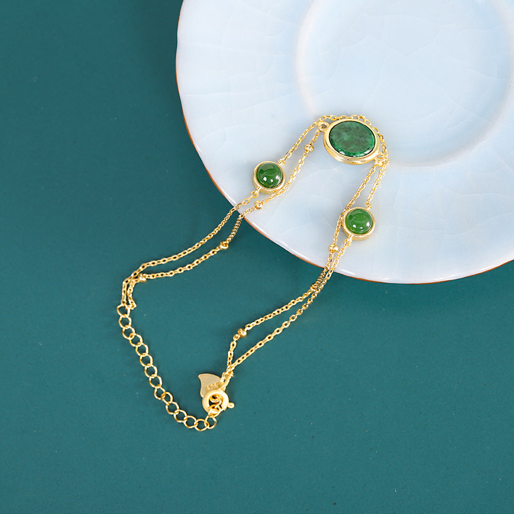 【Agate】Gemstone Chain Natural Jade Bracelet