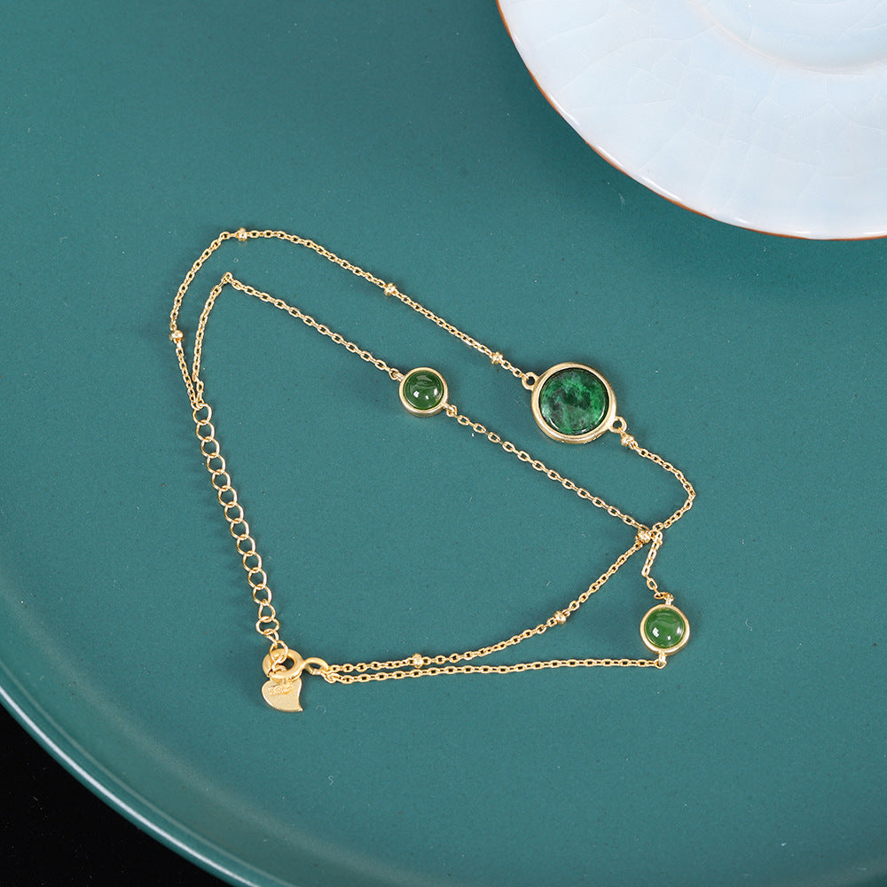 【Agate】Gemstone Chain Natural Jade Bracelet