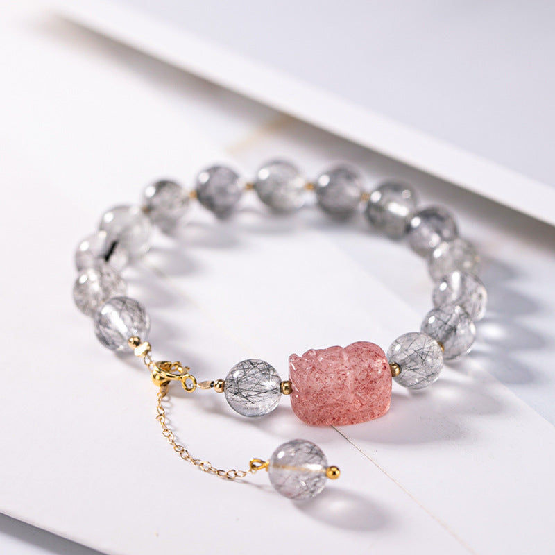Pi Xiu Rose Quartz Bracelet