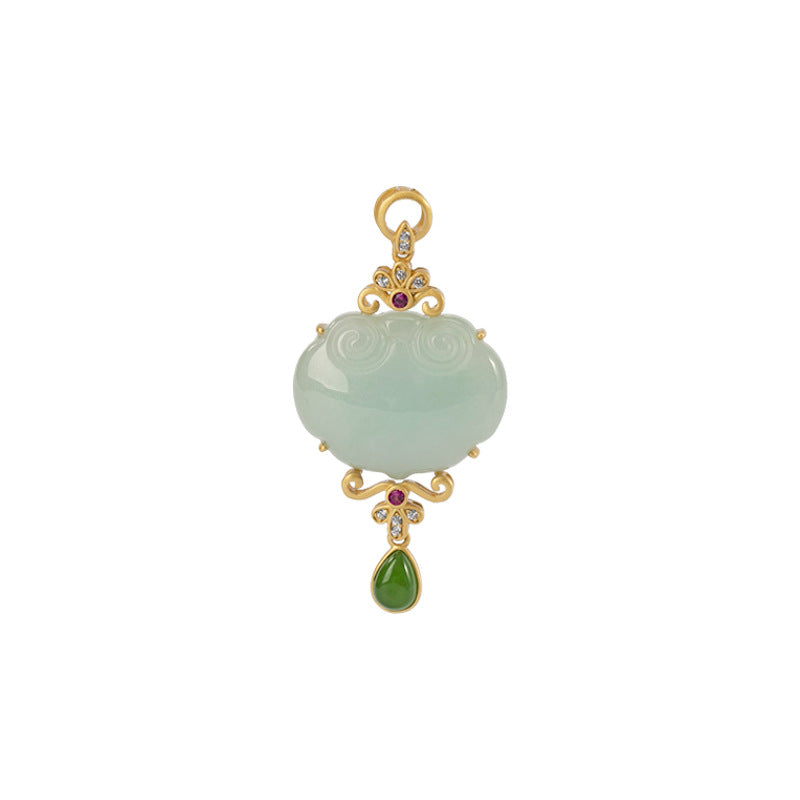 【Jadeite】S925 Lucky Jade Necklace