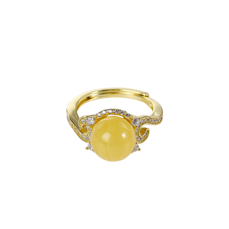 【Beeswax】S925 Silver Round Ring