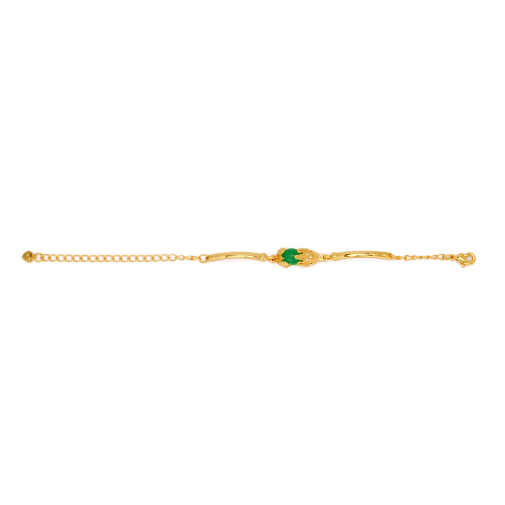【Agate】Pi Xiu Green Natural Jade Bracelet