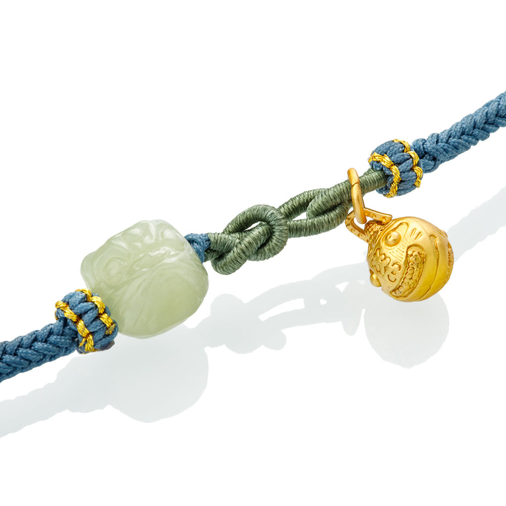 [Hetian Jade] Woven Bracelet