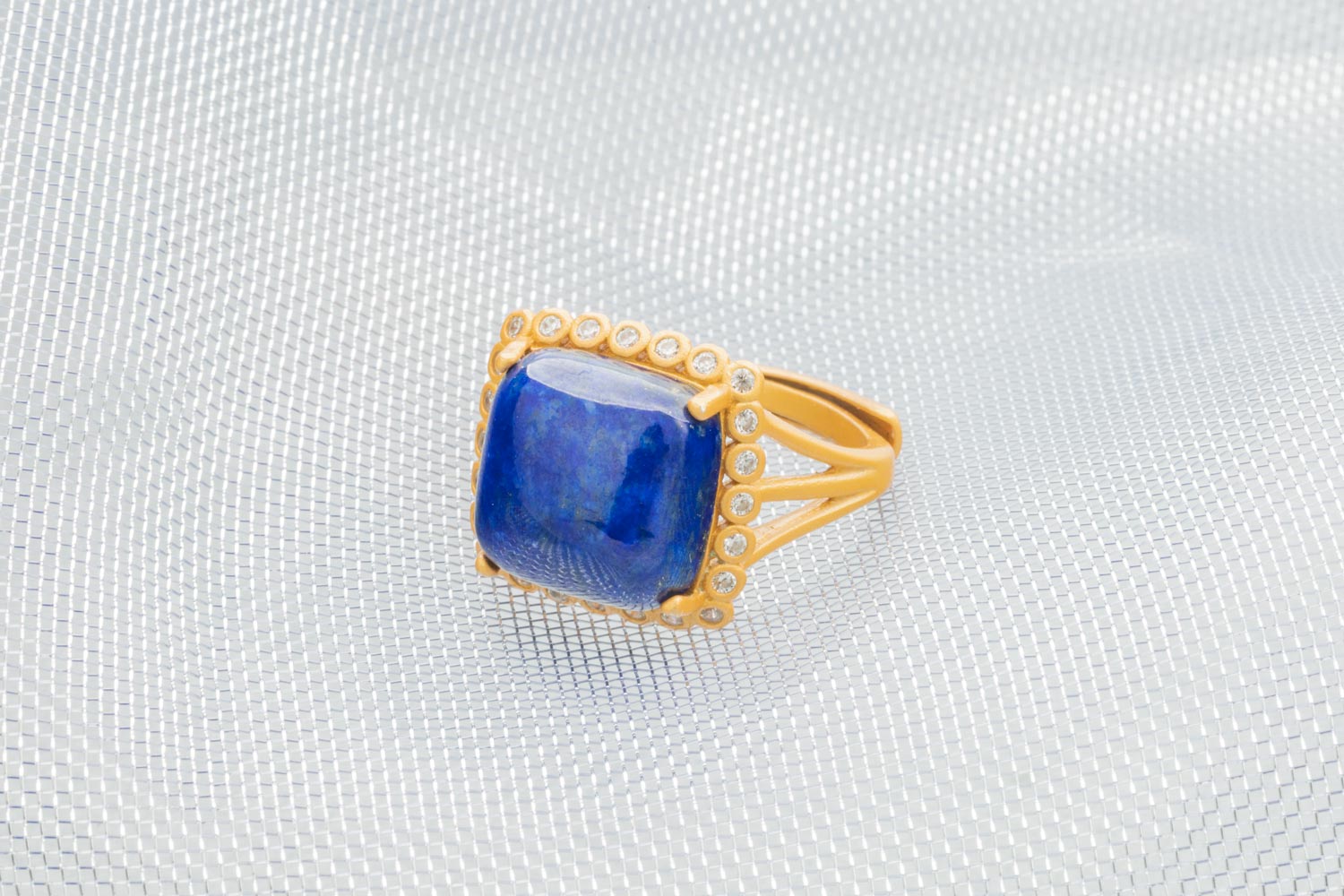 【Lapis Lazuli】S925 Silver Gemstone Blue Ring