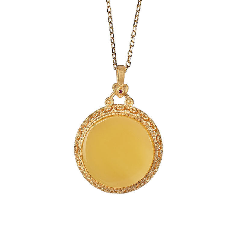【Beeswax】S925 Silver Hollow Out Necklace