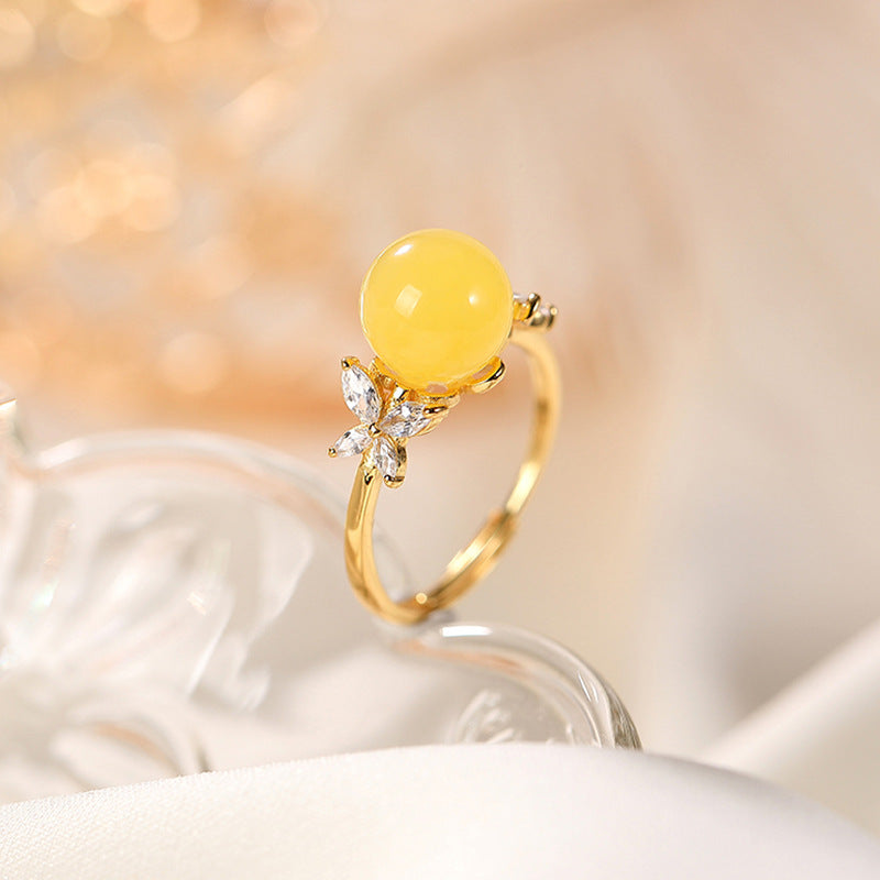 Butterfly Beeswax Ring