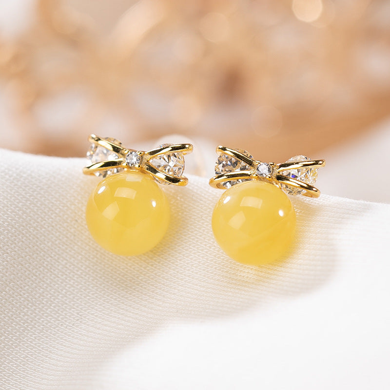 【Beeswax】S925 Silver Butterfly Earrings