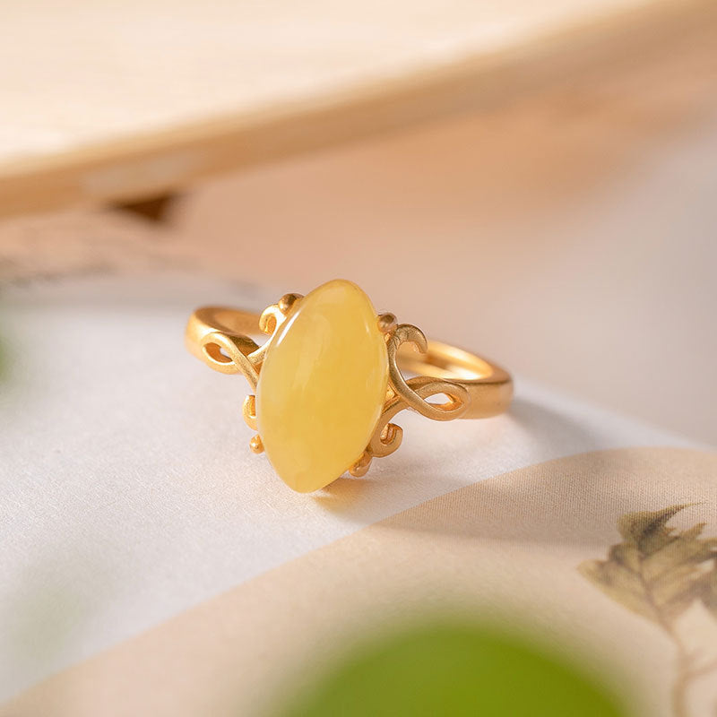 【Beeswax】S925 Silver Oval Simple Ring