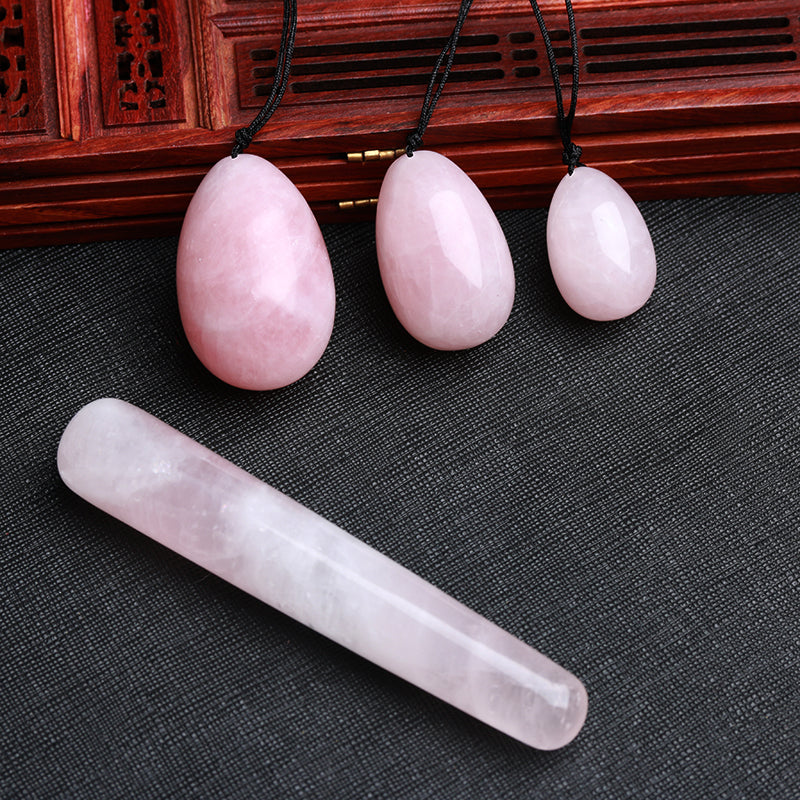 Rose Quartz Vaginal Wand Yoni Eggs
